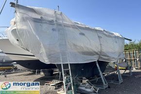 40ft Sailing Sloop yacht Project boat - Stern view