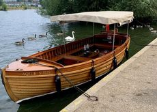 22ft Oak & Teak clinker electric launch