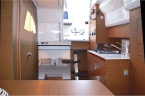 Jeanneau Cap Camarat 10.5 WA - view from forward cabin to aft cabin