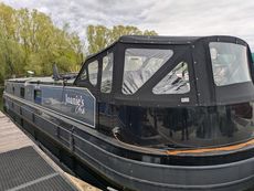 Joanie's Ark 65' widebeam with mooring at Roydon Marina Village