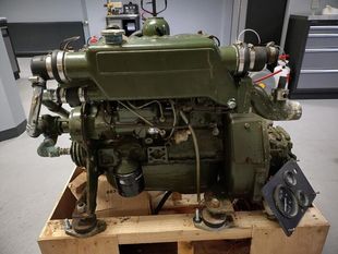 USED Perkins 4108 51hp Marine Diesel Engine & Gearbox