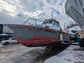 41' aluminum work boat for sale