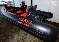 NEW REBEL RIOT 380 BOAT ONLY in HYPALON AVAILABLE FROM FARNDON MARINA
