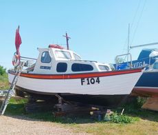 23ft Motor Fishing Boat, forward cabin open cockpit  1960's 