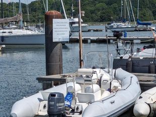 Rib with 50hp and trailer