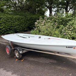 Laser ILCA sailing dinghy