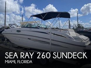 2012 Sea Ray 260 Sundeck
