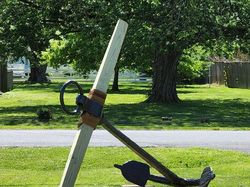 Antique Diamond Eye Anchor 10' x 5'