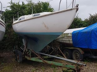 Folksong 25 with road trailer needs TLC