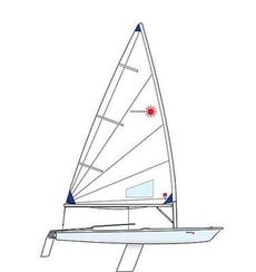 Laser Race Radial - New with Trolley and Cover