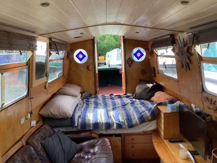1970’s Springer narrowboat Cruiser Stern