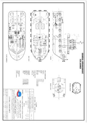 Vessel GA Drawings