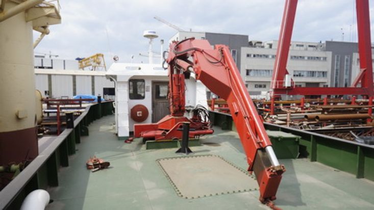 20 Meter Used Workboat With Crane 