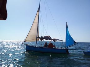 Going well under mizzen and Jib