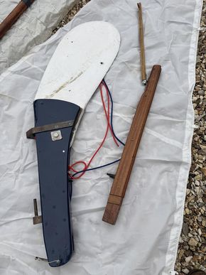 tiller and rudder