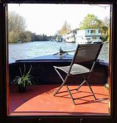Widebeam on Residential Mooring