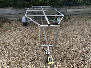 Galvanised Double Stacker Road Trailer with jockey wheel - Laser ILCA