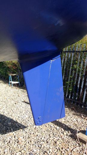 Verl 900 - Rudder with protective skeg