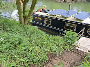 Widebeam with Idyllic Bristol Mooring