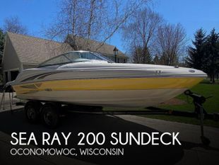 2004 Sea Ray 200 Sundeck