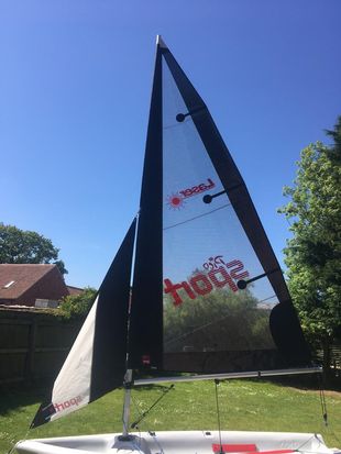 Laser Pico dinghy 'Sport' sails - Main & Jib - Close to new condition