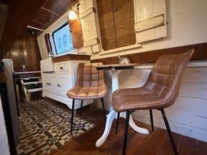Table and chairs can be used outside