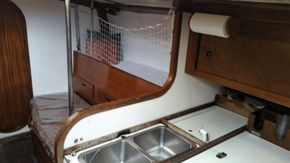 Double Sink in Galley