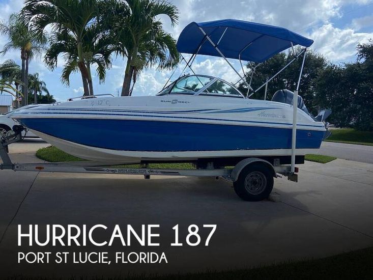 2013 Hurricane 187 sundeck