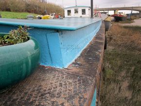 Humber Barge 61ft with Residential Mooring  - Side Deck