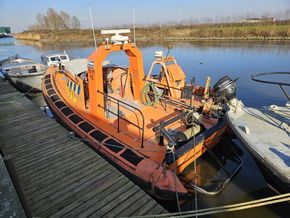 Oceanwide Seaworthy GRP Offshore RIB Workboat twin inboard diesel water-jet for sale