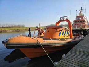 Oceanwide Seaworthy GRP Offshore RIB Workboat twin inboard diesel water-jet for sale