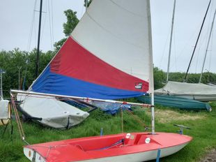 Topper sailing dinghy