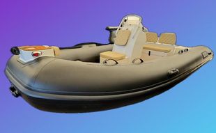NEW MODEL. REBEL RAIDER 420 MINI RIB AT FARNDON MARINA