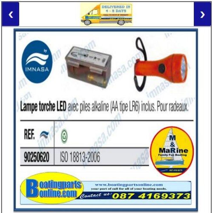 TORCH LED LIGHT FOR LIFERAFT