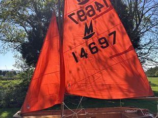 1968 Mirror Dinghy sail number 14697