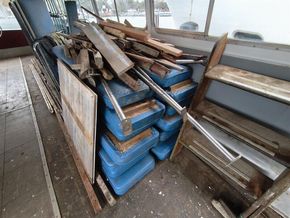 Brooke Marine steel passenger 18m  - Upholstery