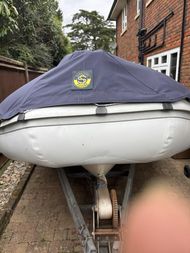 Bombard 5.5 m rib and trailer