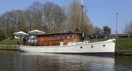 Classic Motor Yacht Hospitality Business or House Boat
