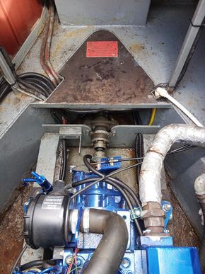 Shaft and bilge pump area 2