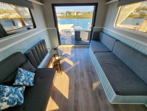 One off Build Motor Catamaran Liveaboard - Looking Aft