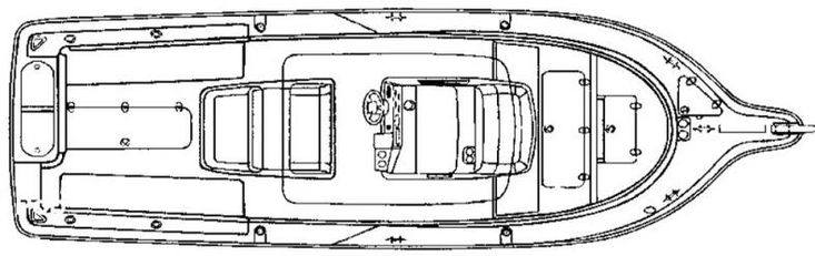 2001 Shamrock 270 open