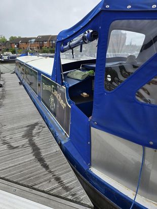 60' X 10' Widebeam Liverpool Boats. JUST BLACKED