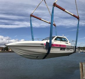 Hull out of the water