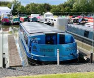 Solar powered widebeam house boat