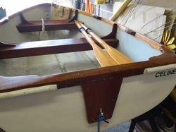 Traditional 8 feet tender row boat