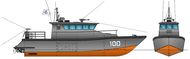 20mtr HDPE Patrol Boat