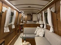 70ft narrowboat new interior sail away