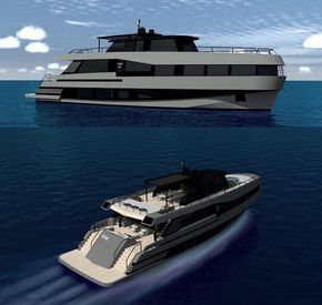27.59m x 8.10m Hybrid Super Yacht - £P.O.A
